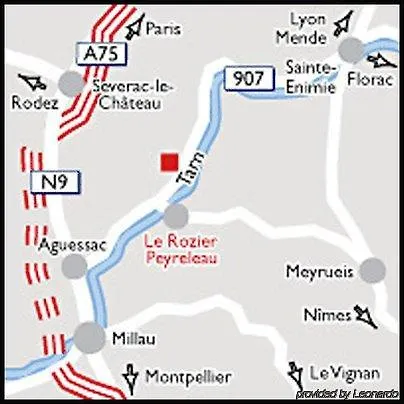 Hotel De La Muse Et Du Rozier Le Rozier